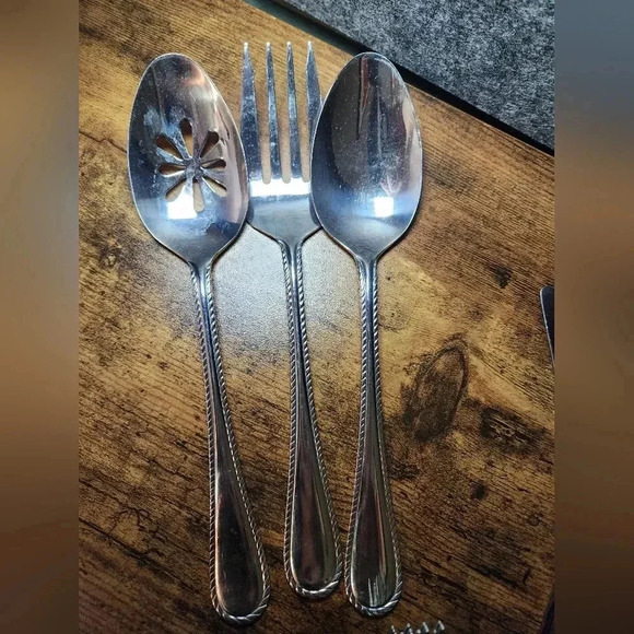 International ADVENTURE Flatware Stainless 39 Piece Mixed Lot Rope Silverware - Picture 7 of 7